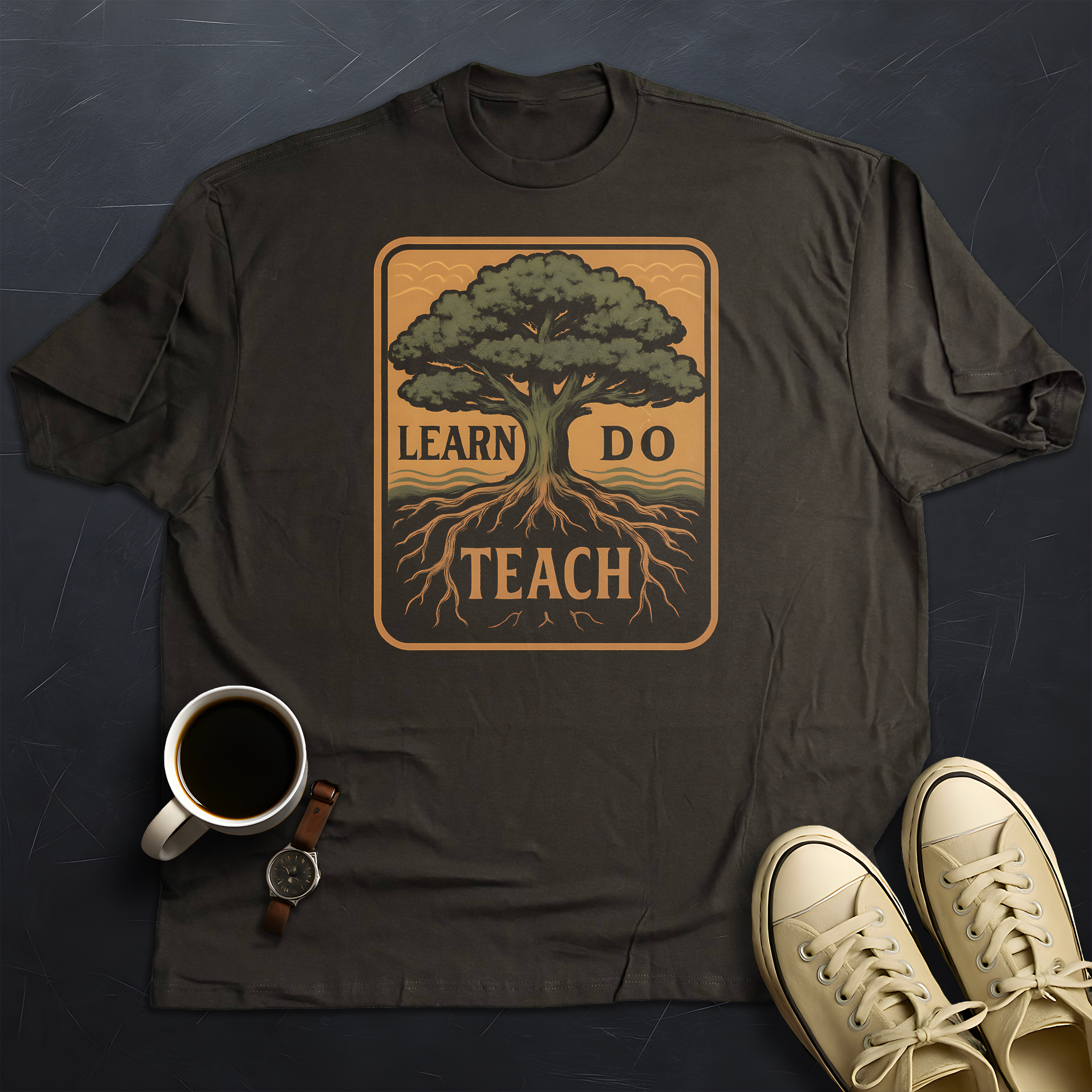 Learn Do Teach - Deep Oak